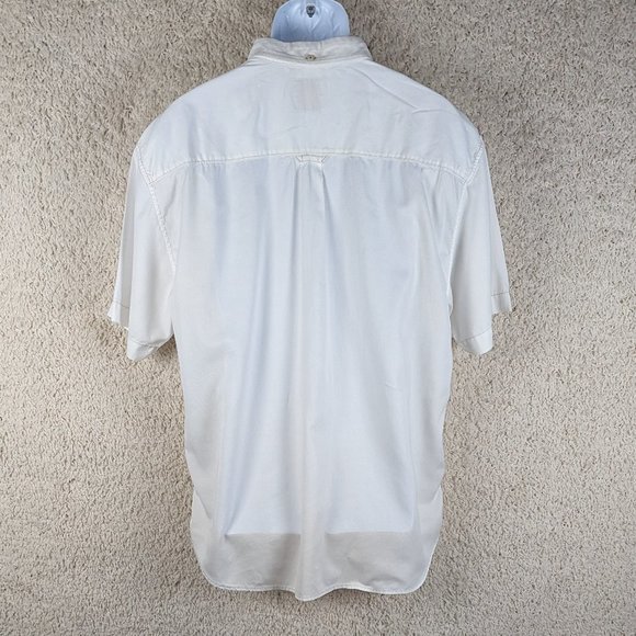 Tommy Bahama* Men's Short Sleeve Button Down High/Low Curved Hem Shirt~ Size XXL - Picture 2 of 14